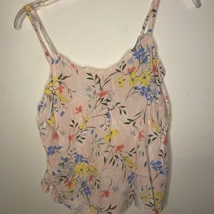 Floral print tank